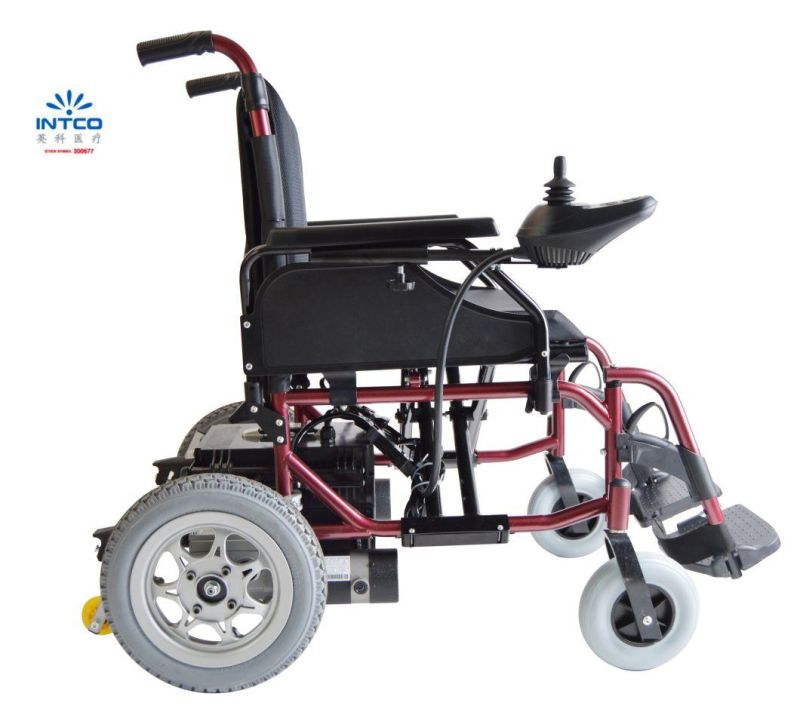 Economic Steel Folable Standard Electric Power Wheelchair