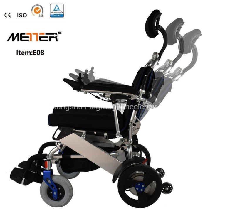 aluminum Alloy Smart Electromagnetic Brake Wheelchair Model E08 Ce, ISO13485
