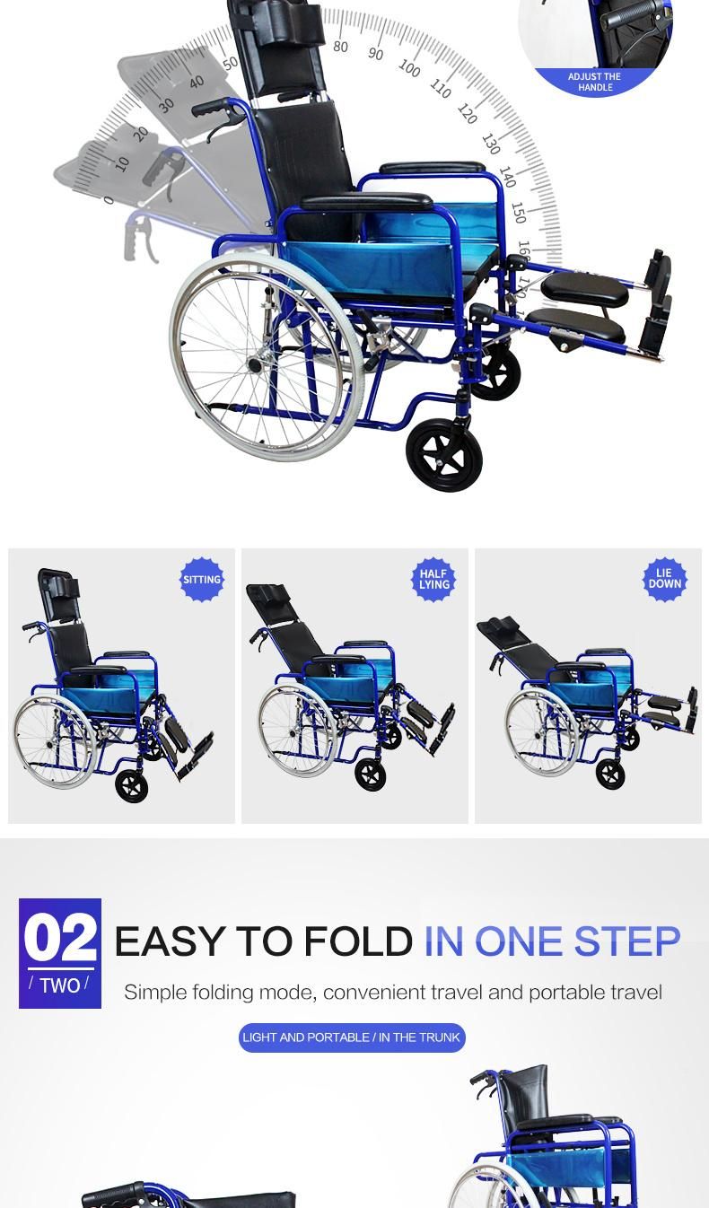 Hanqi Hq603gc High Quality Manual Wheelchair for Disable