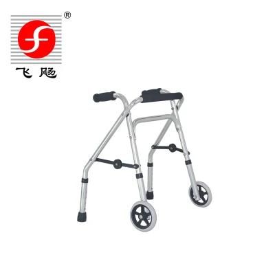 Aluminum Walking Aid Mobility Walker for Children with Two Front Wheels