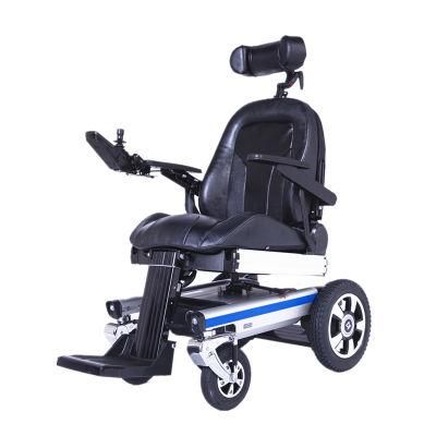 Aluminium Seat Rotation Folding Electric Wheelchair