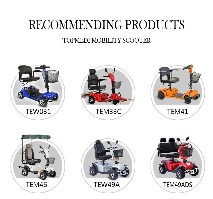 Topmedi Light Weight Aluminum Electric Scooter for Adults
