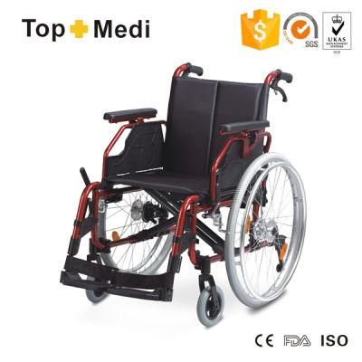High End Aluminum Foldable Multi Function Manual Wheel Chair for Disabled