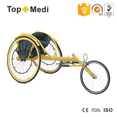 Topmedi Yellow Racing Sports Speed King Wheelchair