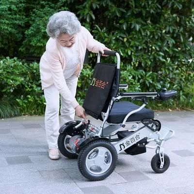 Long Distance Light Weight Electric Folding Power Wheelchair with Ce&FDA