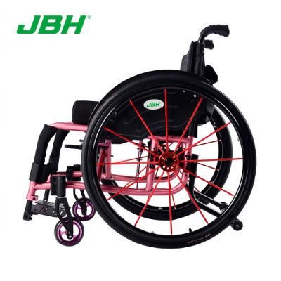 Cheap Price Manual Folding Sports Wheelchair with 24&quot; Rear Wheel
