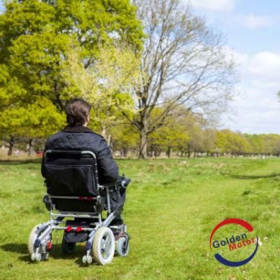 8&prime;&prime; Foldable Electric Wheelchair with Brushless and Gear Motor