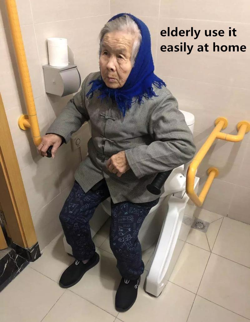 Electric Automatic Elderly Toilet Lift Seat Chair for Disabled at Home Hospital