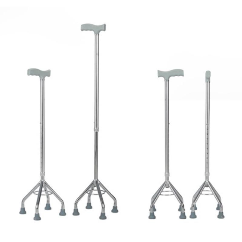 Hight Qualityaluminum Single Leg Walking Aids/Four Legs Tripod Walking Sticks for Disabled Person