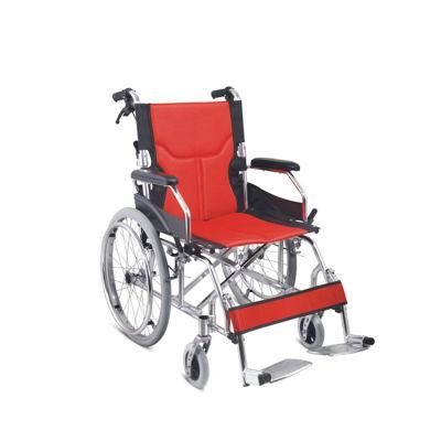 Removable Aluminum Lightweight Wheelchair for The Disabled and Elderly