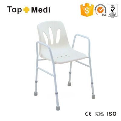 High Elder Person Bath Shower Chair with Backrest