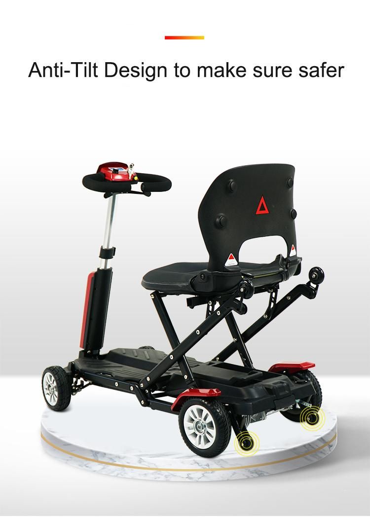 Small Indoor Outdoor Electric Motorized Wheelchair for Sale