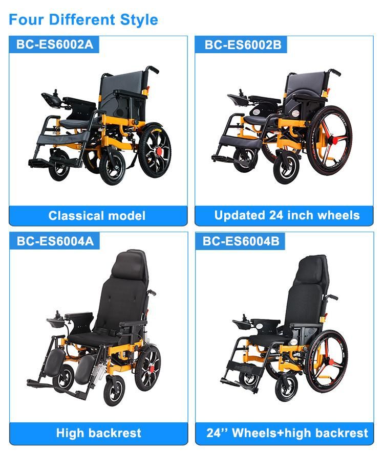 High Quality ISO Approved Aluminium Alloy Ghmed Medical Equipment Electric Wheel Chair Wheelchair Wheelchairs