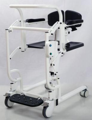 Electric Lift up and Down Transfer Commode Wheelchair
