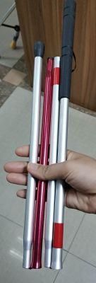 4 Section Aluminum Walking Stick Blind Walking Cane