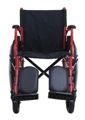 Folding New Brother Medical Silla Ruedas Manual Heavy Duty Wheelchair in China Bme4617A