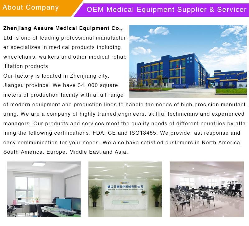 China Hospital Medical Equipment Instrument Manufacturer for Wheel Chair