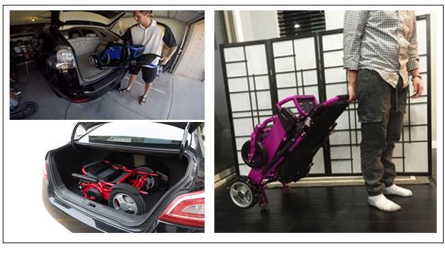 Travelling Use Foldable Electric Wheelchair Scooter for Disabled