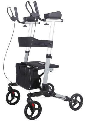 Health Care Lightweight Mobility Upright Walking Aids Rollator with Seat for Person