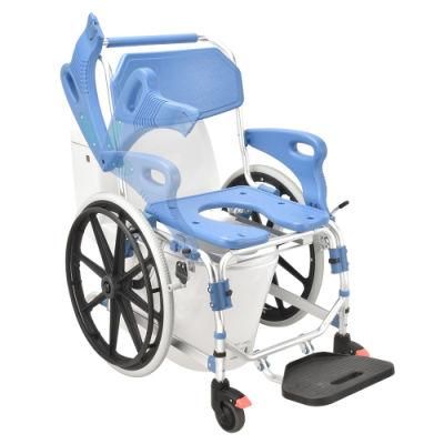 Commode Chair Toilet Portable Folding Commode Wheelchair Shower Disable Chairs
