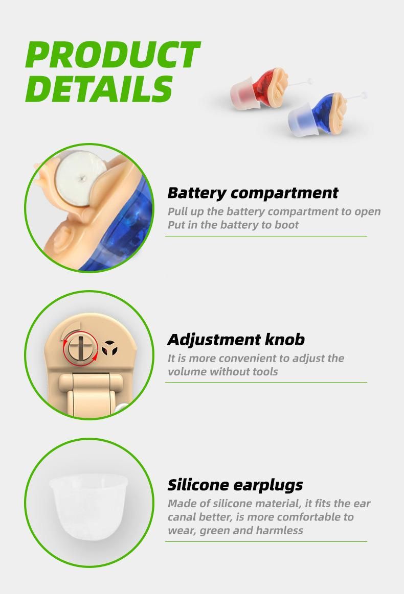 Behind The Ear Style Best Price Loud Clear Hearing Aid Devices