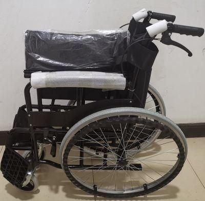 2022 Medical Equipment Cheap Portable Manual Wheelchair for Handicapped