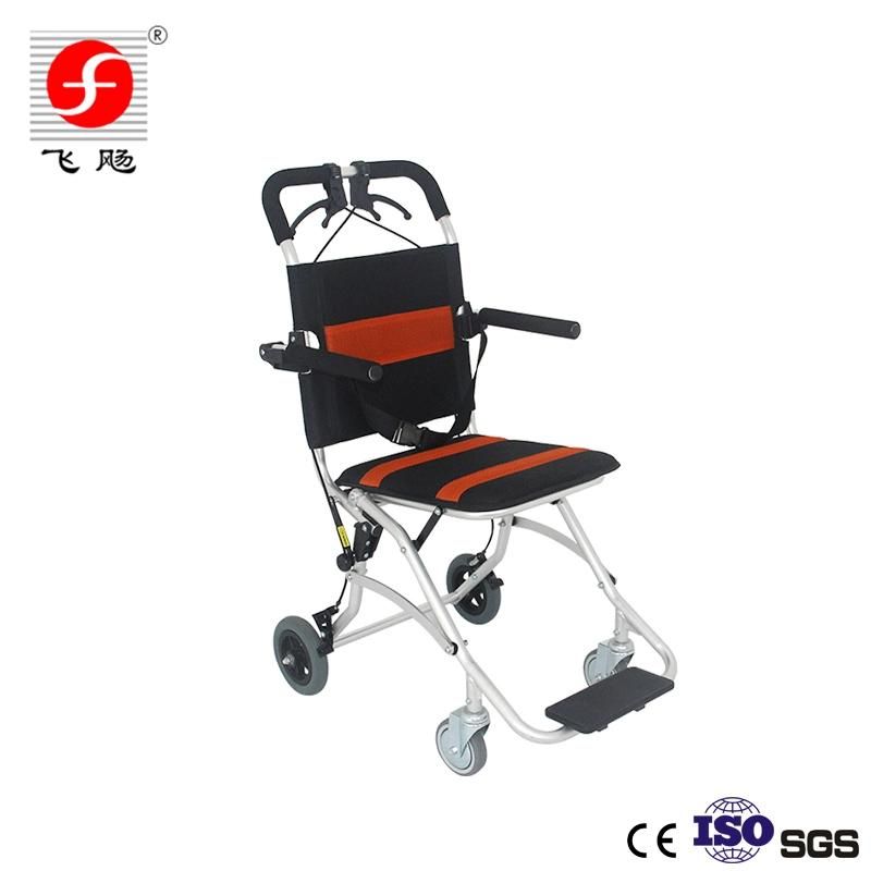 Aluminum Traveling Wheelchair Lightweight Folding Manual Portable Wheel Chair