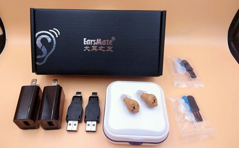 in Ear Canal Mini Cic Analog Hearing Aid Rechargeable