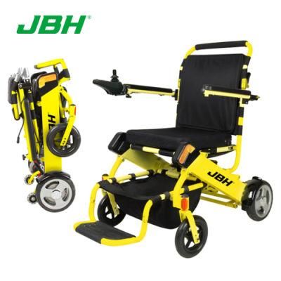 Aluminum Alloy Lightweight Folding Power Wheelchair with Lithium Battery