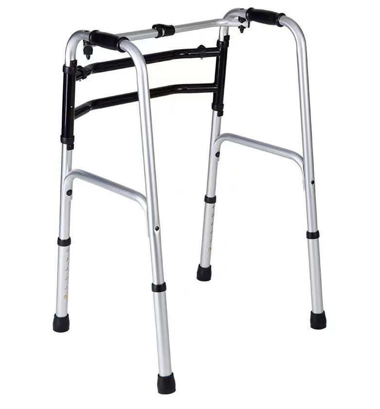 Rollator Walker Lightweight Aduminum Adult Singe Button Folding Walker