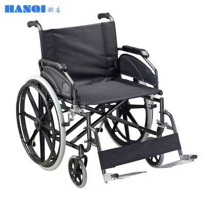 Hanqi Hq951 High Quality Manual Wheelchair with Filp Back Armrest for Disable
