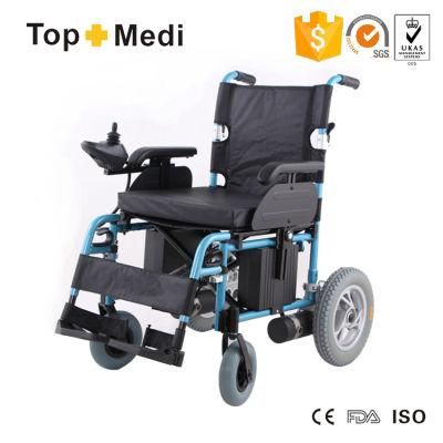 Topmedi 2020 High Quality Folding Electric Power Wheelchair for Handicapped Disabled People