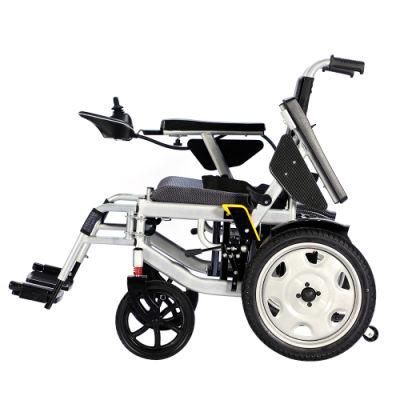 Top Grade Power Handicapped Electric Foldable Wheelchair Stair Climbing Handcycle Lightweight Wheelchairs for Disabled People