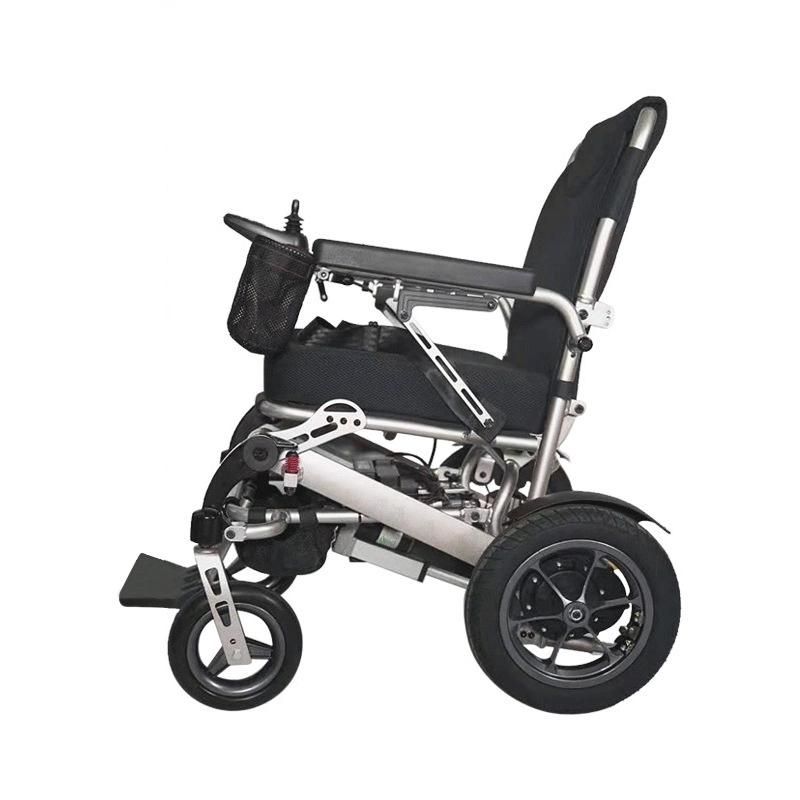 Handicapped Automatic Electric Folding Power Wheelchair with Joystick Controller