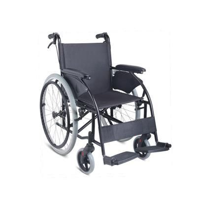 Physiotherapy Equipment Aluminum Handicap Manual Wheelchair for Disabled