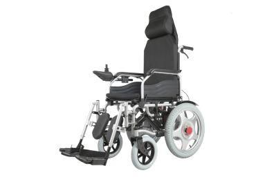 Rehabilitation Therapy Supplies Electric Reclining High Back Wheelchair for Elderly and Cerebral Palsy Children