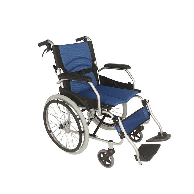 Mn-Ly003 Aluminum Frame Newest Wheelchair Wheelchairs CE, FDA Folding Wheelchair