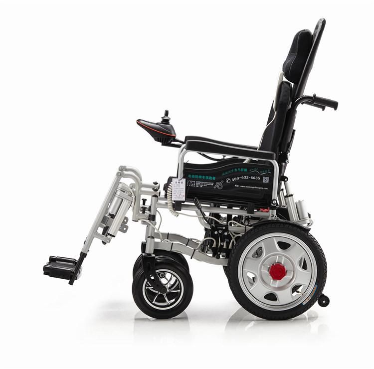 Wholesale High Quality High Back Tilted Foldable Power Electric Wheelchair