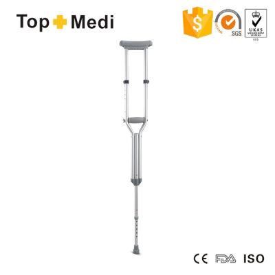 Medical Adjustable Nordic Aluminium Crutch Underarm Walking Stick