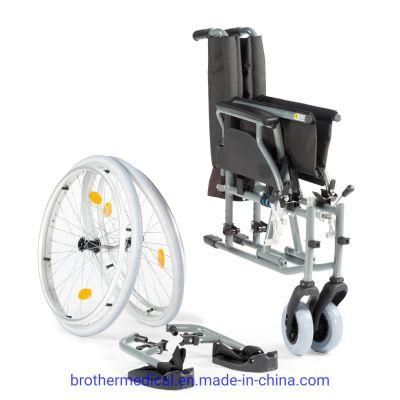 European Style Handicap Portable Quick Release Axle Wheelchair