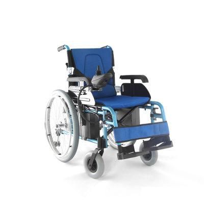Rehabilitation Therapy Supplies Aluminum Folding Power Electric Wheelchair