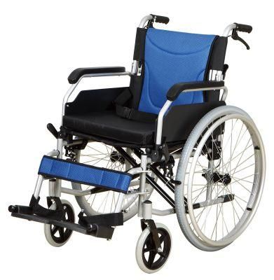 Tilted Brother Medical Folding Wheel Chair Aluminum Wheelchair with ISO Bme 4636