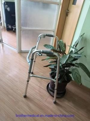 Rehabilitation Device Folding Height Adjustable Walker Wheelchair