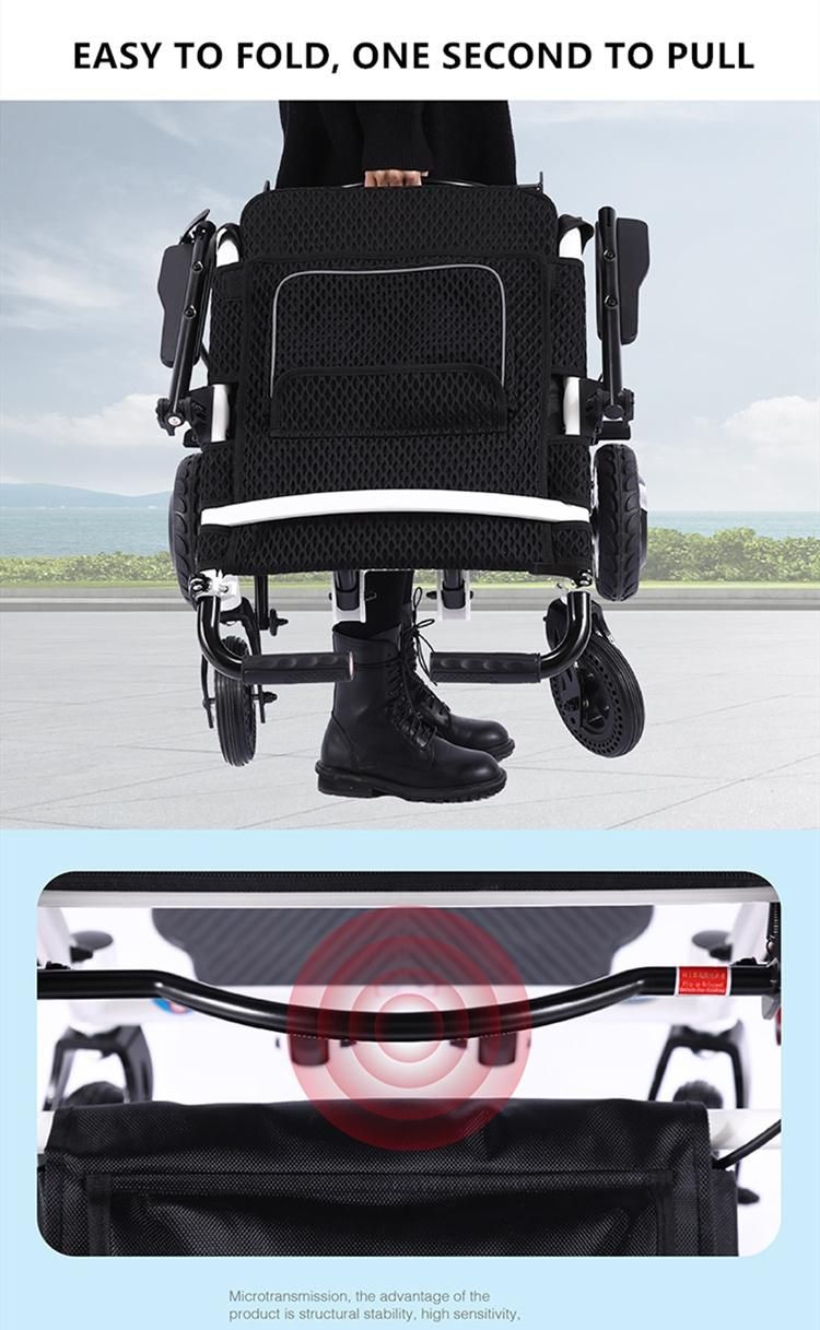 18kg Lightweight Elctric Portable Wheelchair for Elder