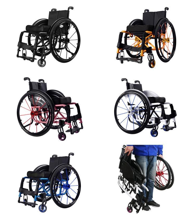 Portable Manual Folding Sports Wheel Chair