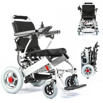 Removable Battery Box for Recharging Folding Power Motorized Electric Wheelchair for Disabled