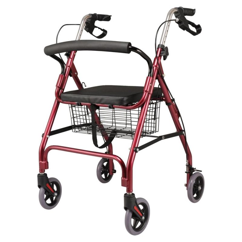 Walking Aid Rollator Walker Medical Health Care Outdoor Walkers for The Elderly