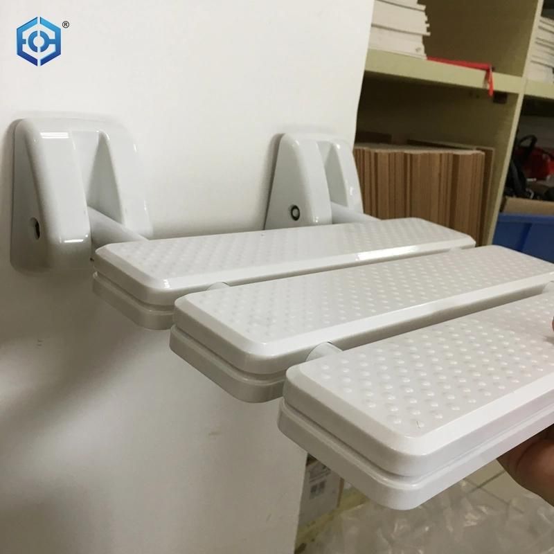 Folding Wall Shower Seat Wall Mounted Relax Shower Chair Solid Seat SPA Bench