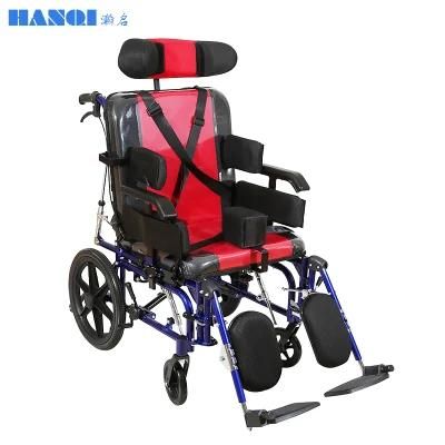 Hanqi Hq958L High-Quality Cerebral Palsy Manual Foldable Medical Wheelchair