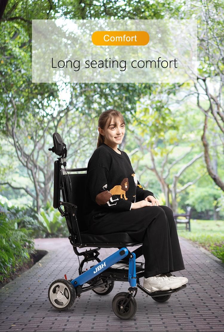 Intelligent Controller Electric Portable Aluminum D23 Electric Wheelchair for The Elderly